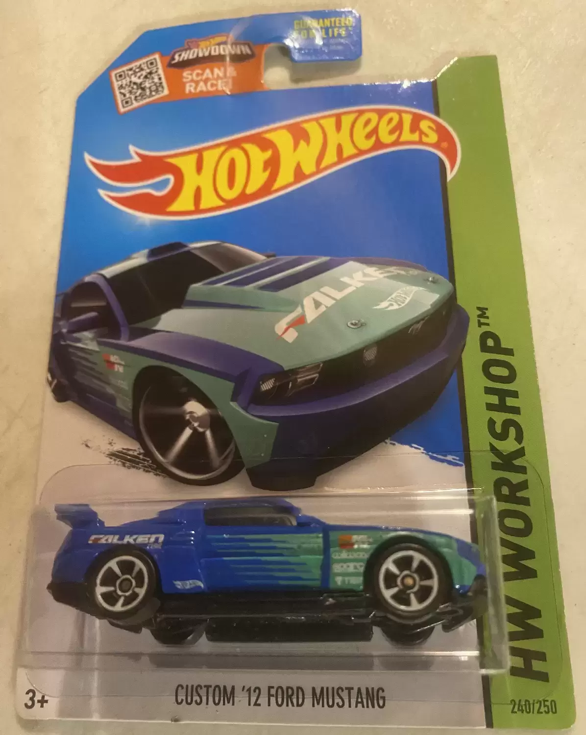 Mainline Hot Wheels - Hot Wheels Custom ‘12 Ford Mustang (240/250) - HWWorkshop 2015 HW Drift Race