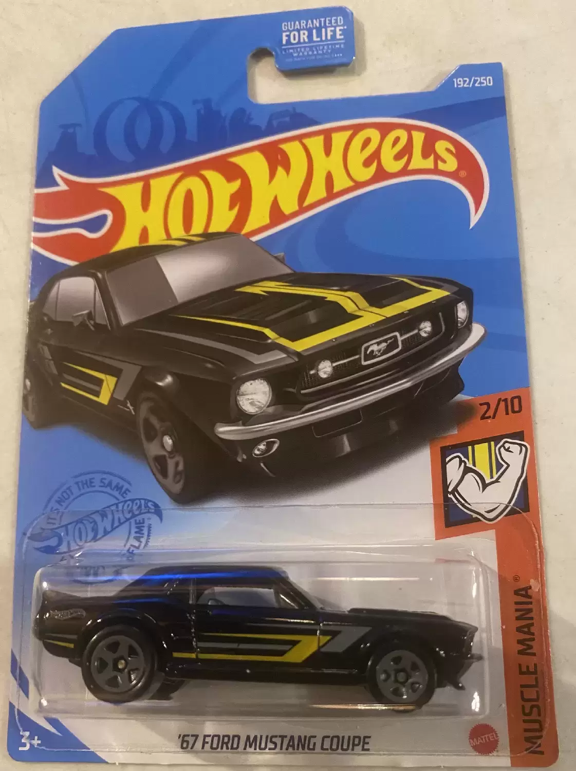Mainline Hot Wheels - Hot Wheels ‘67 Ford Mustang Coupe (192/250) - Muscle Mania 2/10