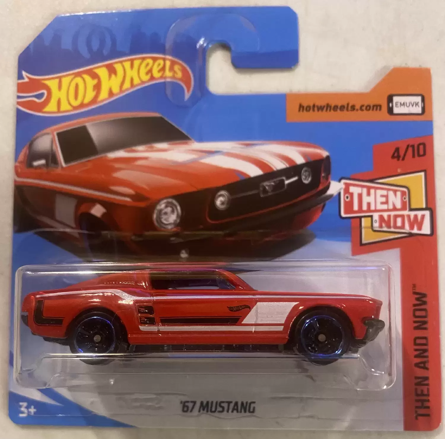 Hot Wheels Classiques - ‘67 Mustang (20/365) - Then and Now 4/10 (Shortcard)