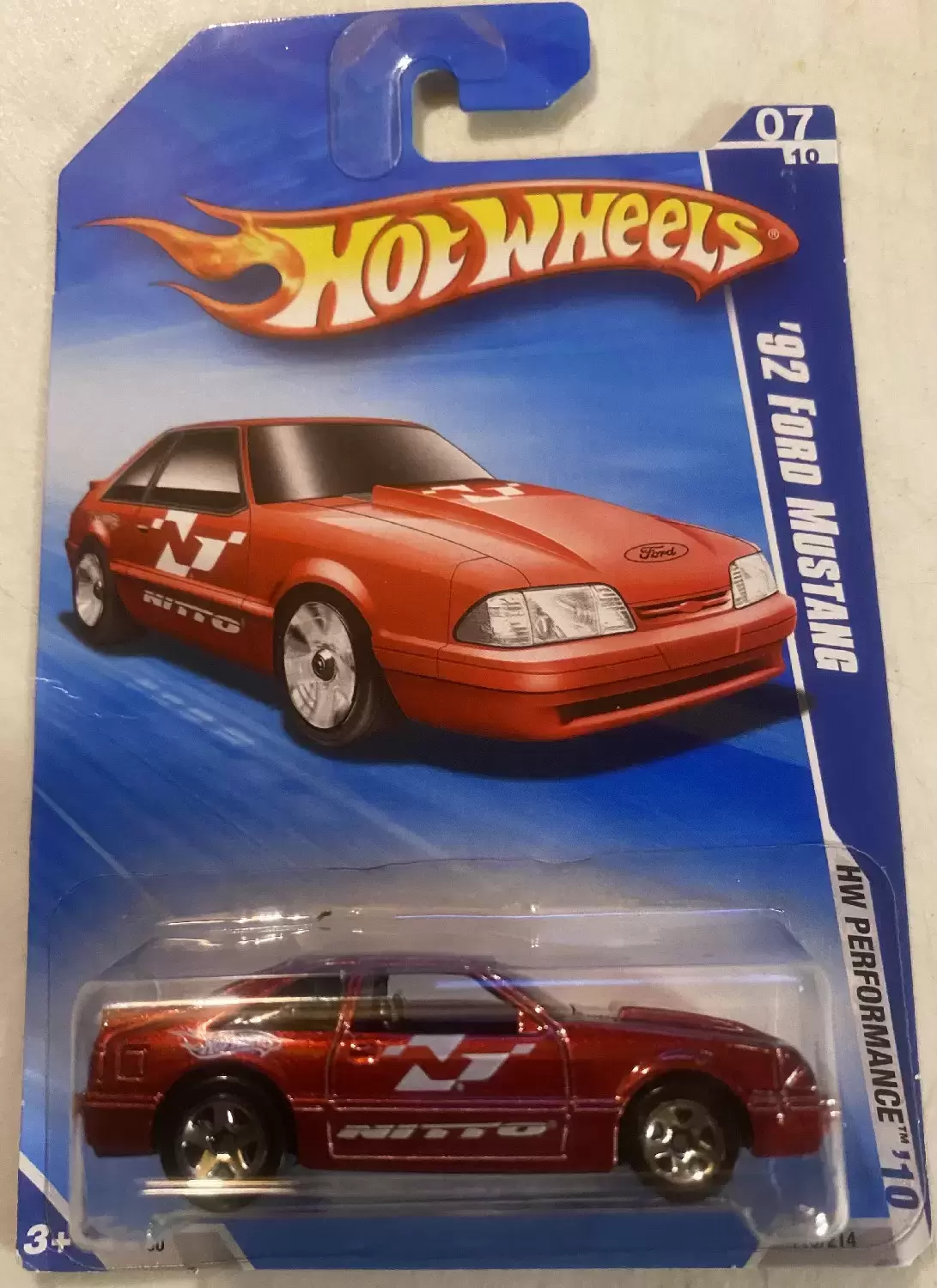Mainline Hot Wheels - Hot Wheels ‘92 Ford Mustang (113/214) - HW Performance ‘10 07/10