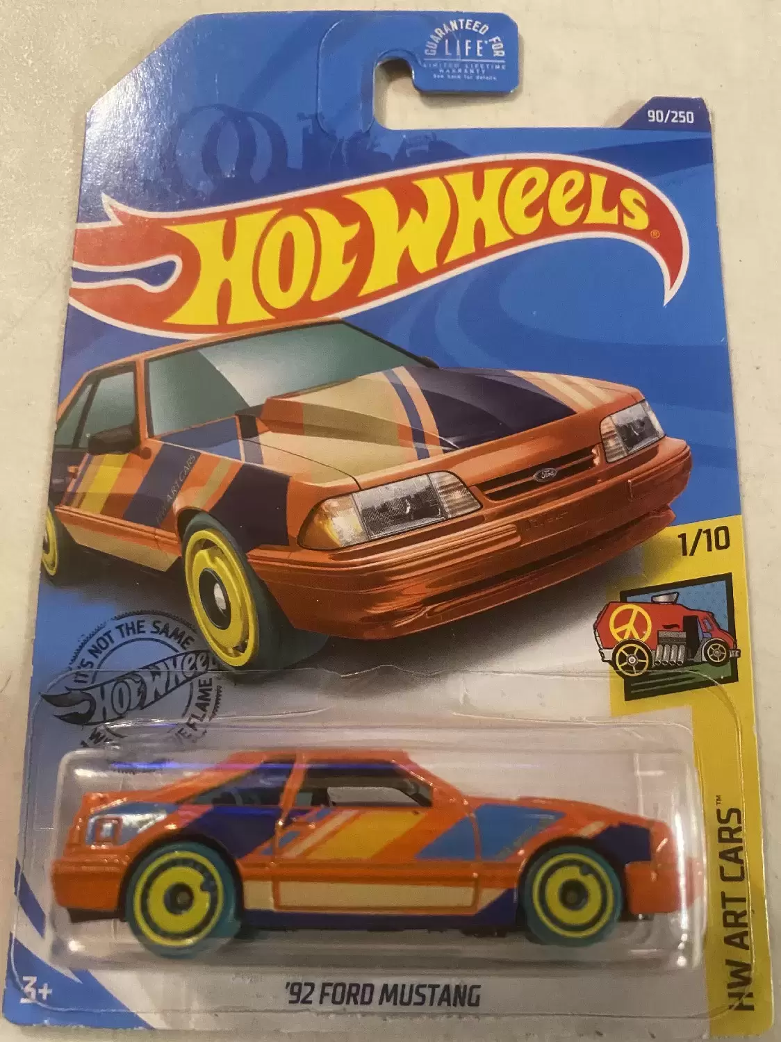 Hot Wheels 92 Ford Mustang 90 250 HW Art Cars 1 10 Mainline