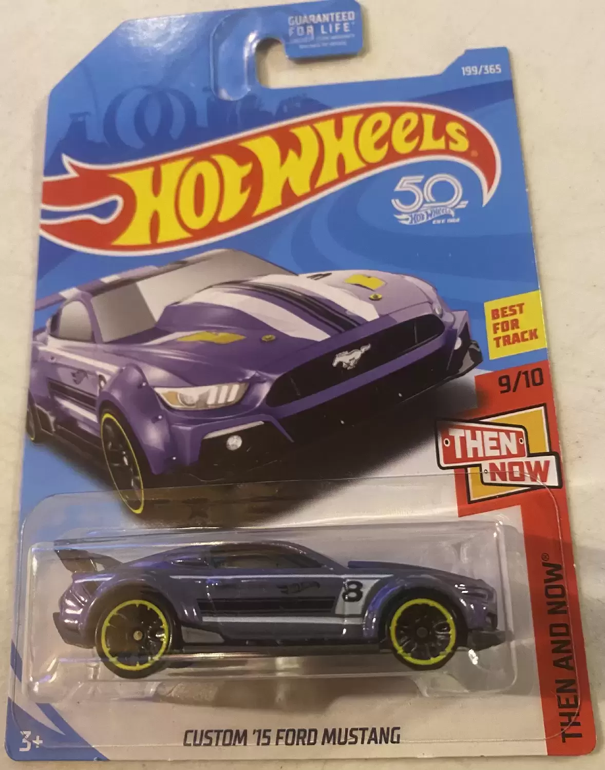 Mainline Hot Wheels - Hot Wheels Custom ‘15 Ford Mustang (199/365) - Then and Now 9/10