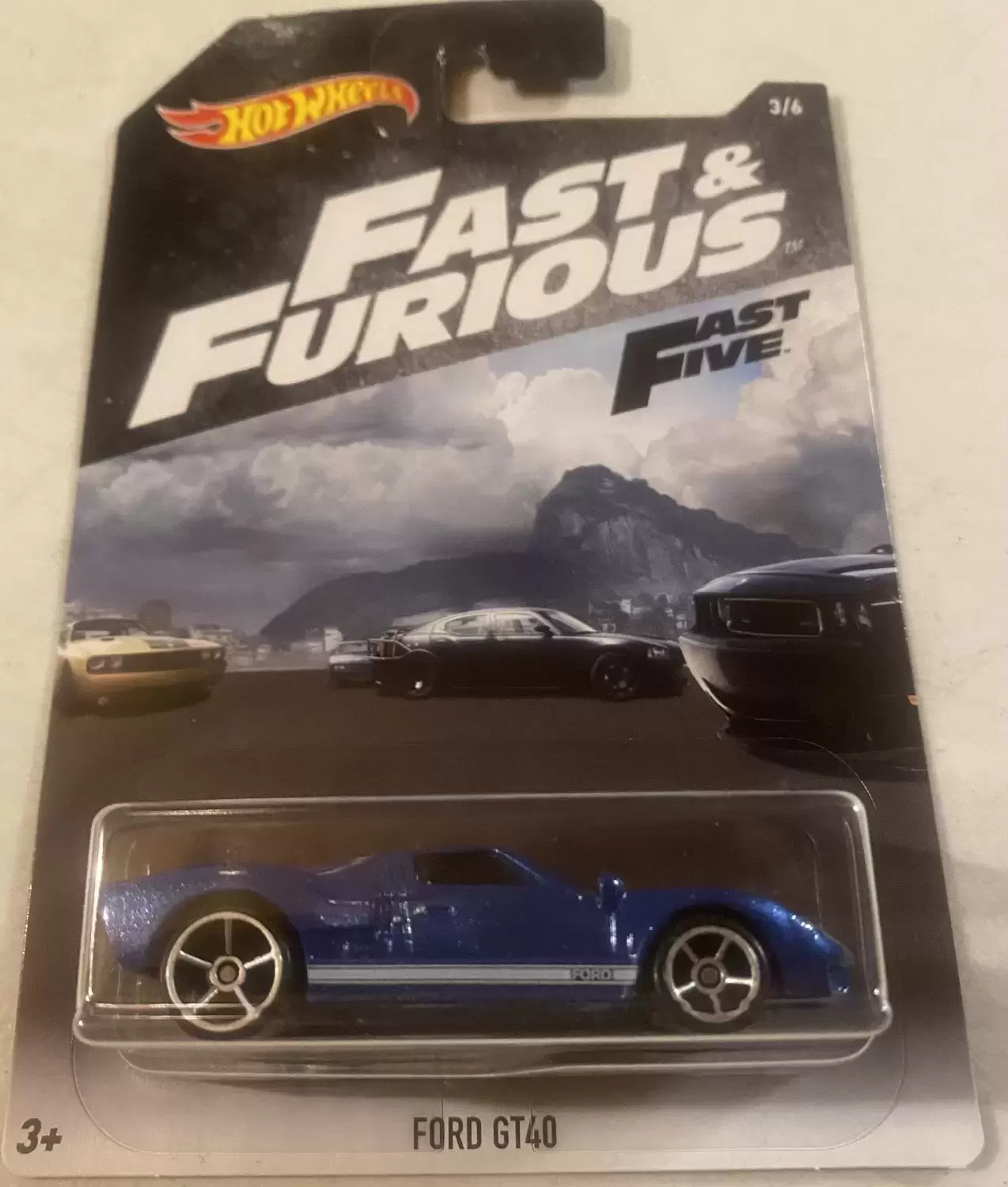 Mainline Hot Wheels - Hot Wheels Fast &Furios set 2017 - Ford GT40 - Fast Five 3/6