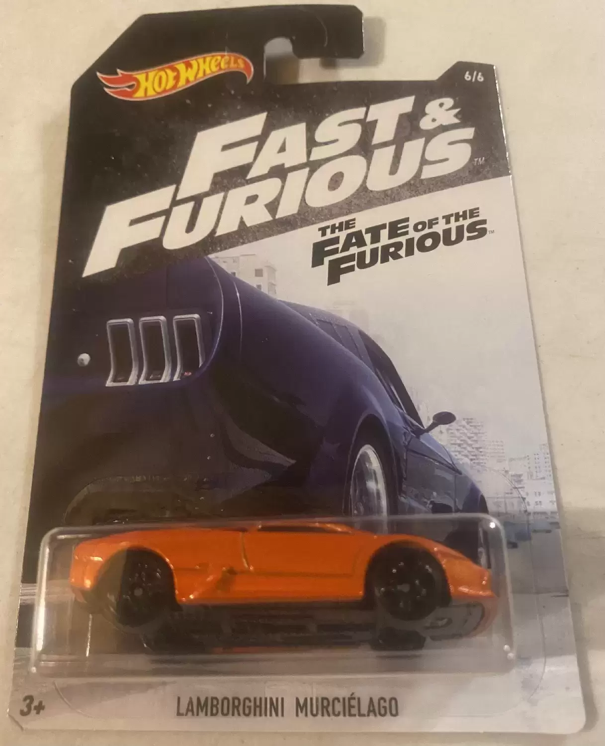 Mainline Hot Wheels - Hot Wheels Fast &Furios set 2017 - Lamborghini Murcielago - The Fate of the Furious 6/6