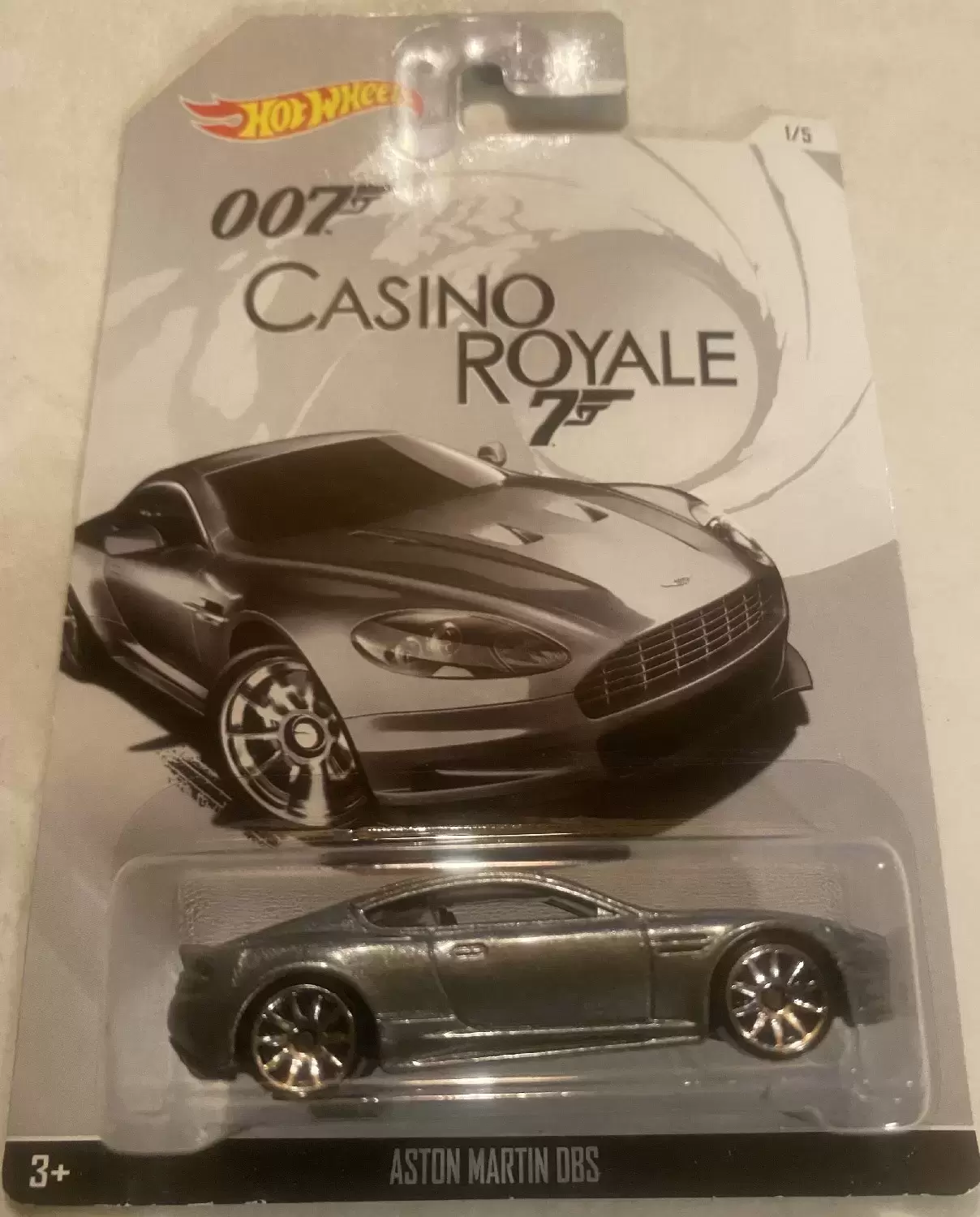 Mainline Hot Wheels - Hot Wheels James Bond set 2014 - Aston Martin DBS - Casino Royale 1/5
