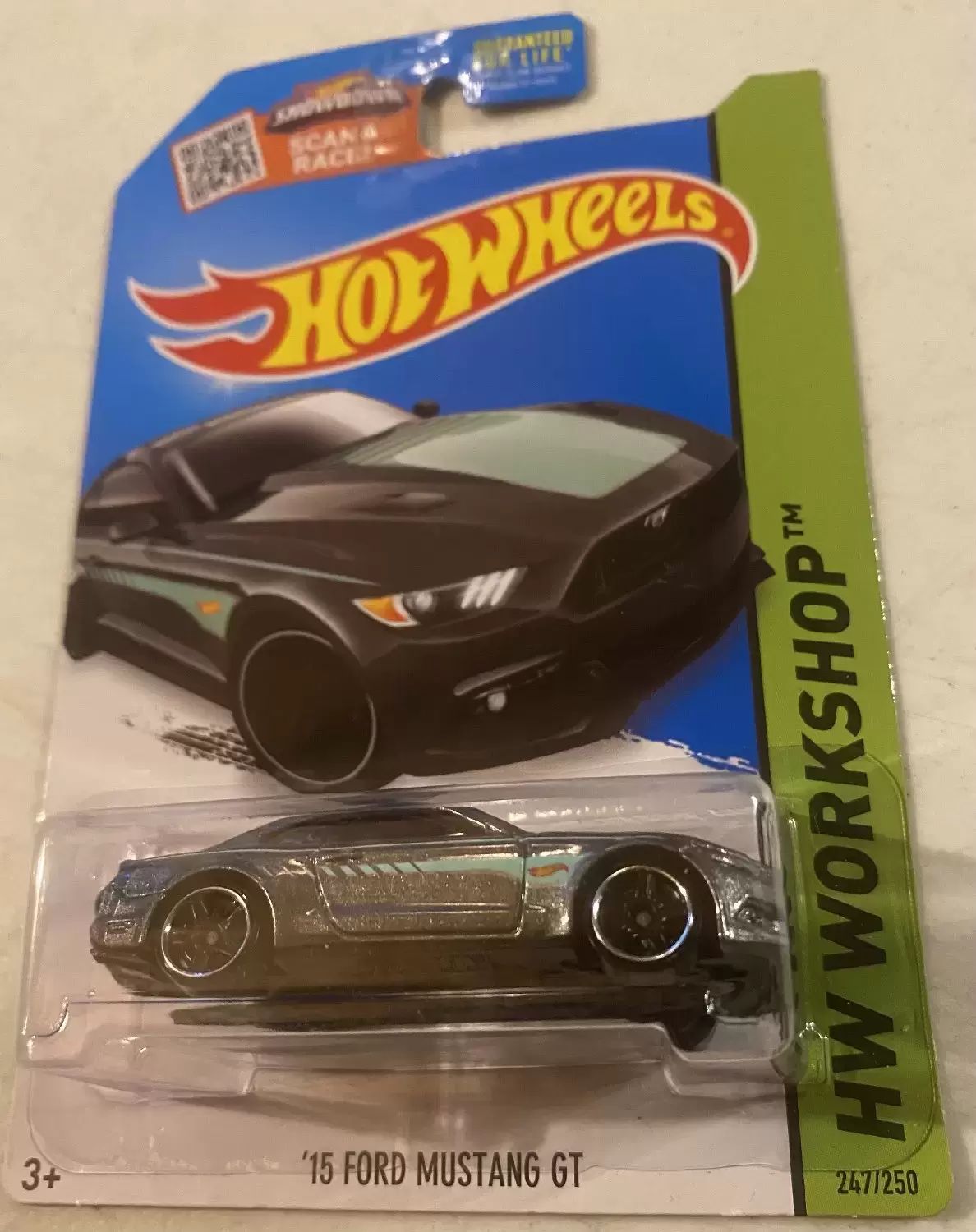 Mainline Hot Wheels - Hot Wheels ‘15 Ford Mustang GT (247/250) - HW Workshop-2015 Then and Now