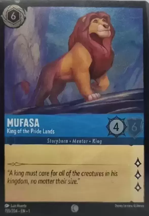 The First Chapter - Mufasa - King of the Pride Lands - Foil