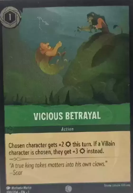 The First Chapter - Vicious Betrayal - Foil