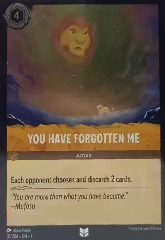 The First Chapter - You Have Forgotten Me - Foil