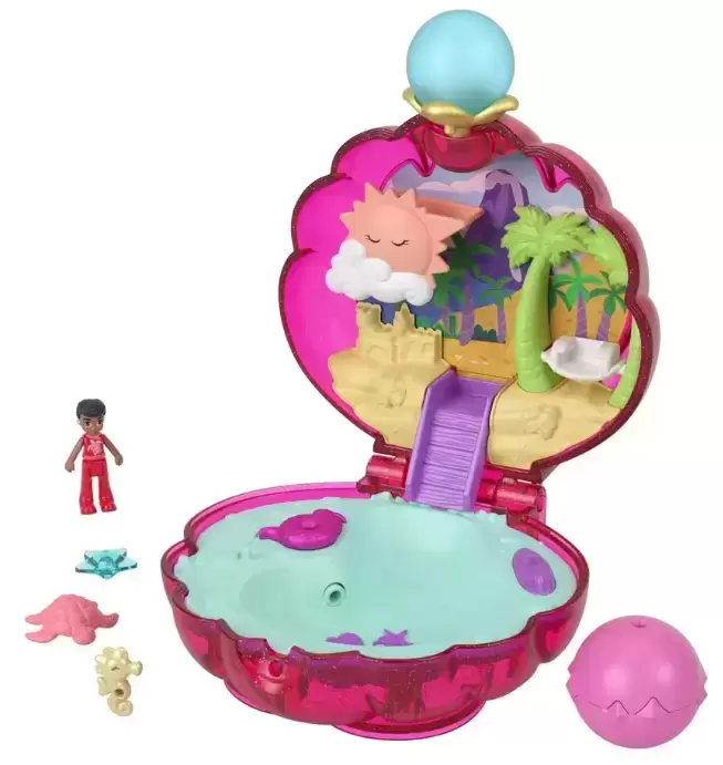 Sparkle Cove Adventure Beach Compact Polly Pocket