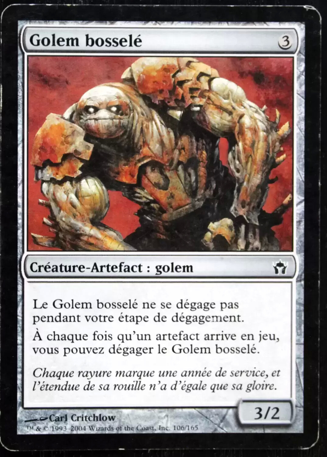 Cinquième Aube - Golem bosselé