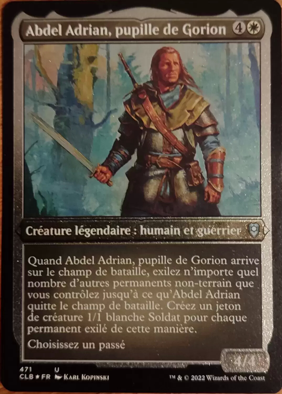 Commander Légendes - Dungeons & Dragons : La bataille de la porte de Baldur - Abdel Adrian, pupille de Gorion Foil