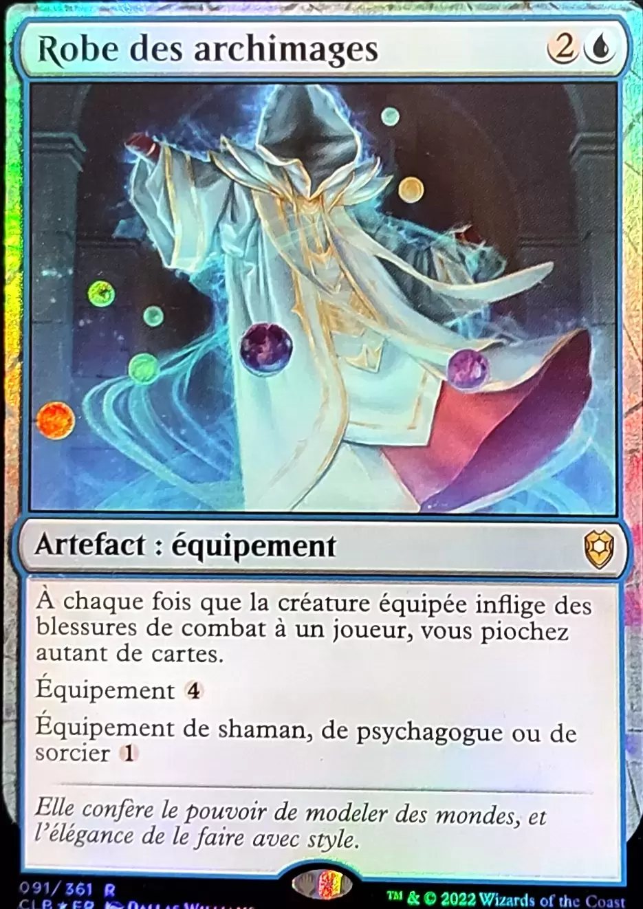 Commander Légendes - Dungeons & Dragons : La bataille de la porte de Baldur - Robe des archimages Foil