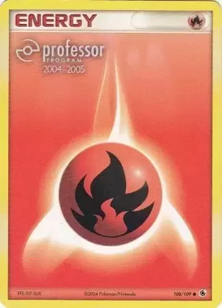 EX Rubis & saphir - Énergie Feu Professor Program