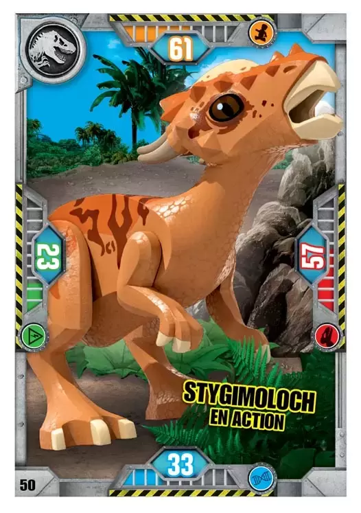 LEGO Jurassic World Série 1 - Stygimoloch en action