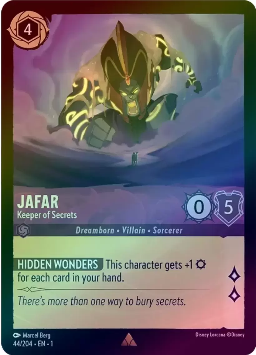 The First Chapter - Jafar - Keeper of Secrets - Foil