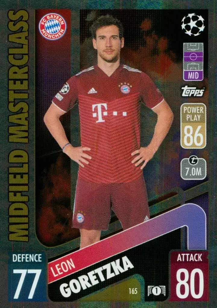 Match Attax - UEFA Champions League 2021/2022 - Leon Goretzka - FC Bayern München