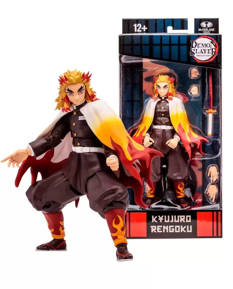 McFarlane - Animation - McFarlane Toys - Demon Slayer 7” Figure - Kyojuro Rengoku