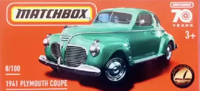 Matchbox - 1941 Plymouth Coupe - 8/100