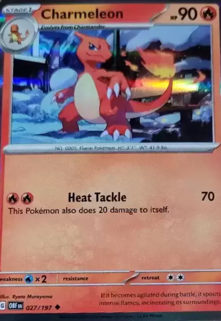 Obsidian Flames - OBF (OBFEN) - Charmeleon Holo