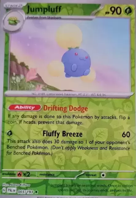 Paldea Evolved - PALEN - Jumpluff Reverse