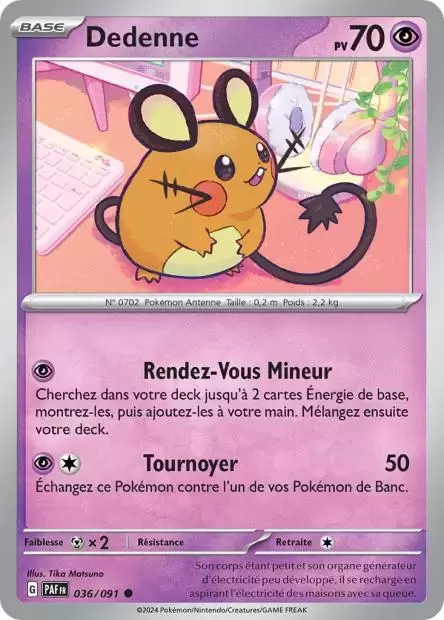 Destinées de Paldea - PAFFR - Dedenne