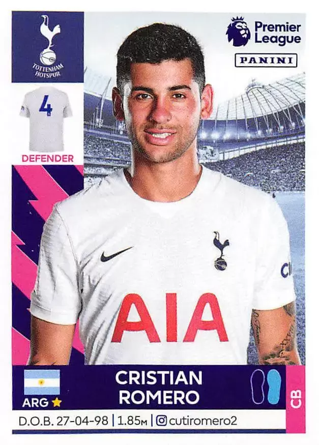 Premier League 2022 - Cristian Romero - Tottenham Hotspur