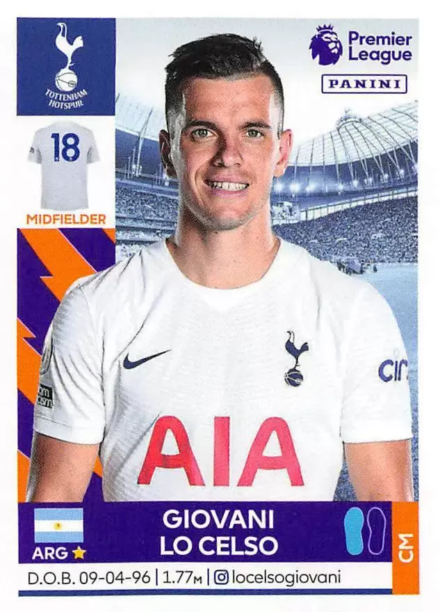 Premier League 2022 - Giovani Lo Celso - Tottenham Hotspur