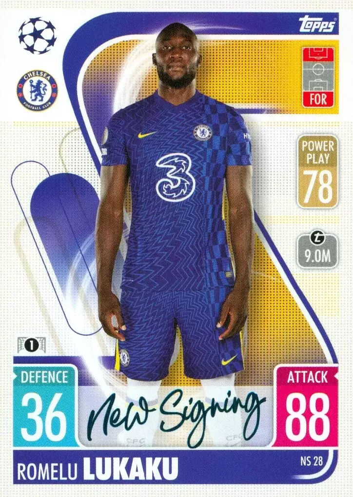 Match Attax - UEFA Champions League 2021/2022 - Romelu Lukaku - Chelsea FC