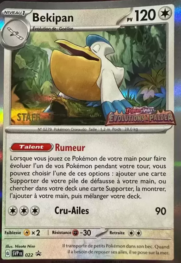 Cartes Promo Ecarlate et Violet - SVPfr - Bekipan Staff
