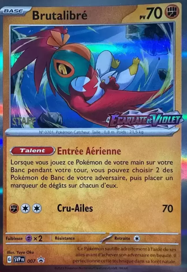 Cartes Promo Ecarlate et Violet - SVPfr - Brutalibré Staff