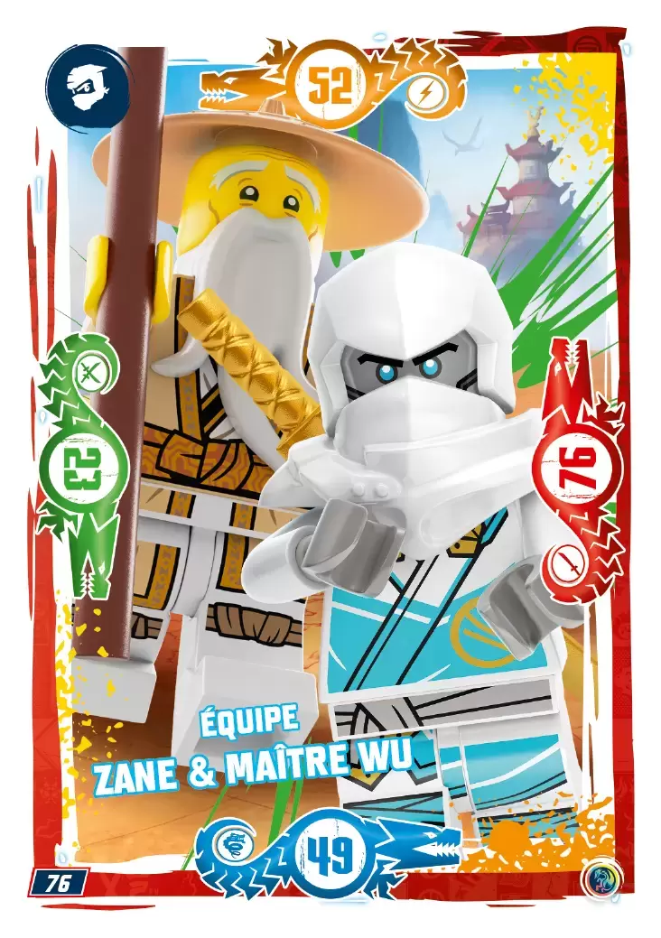 LEGO Ninjago Série 7 - Équipe Zane & Maître Wu