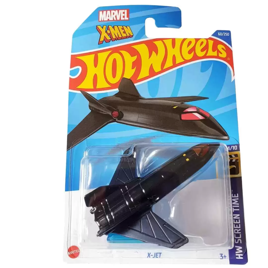 Mainline Hot Wheels - X-Men X-Jet (Black) 4/10