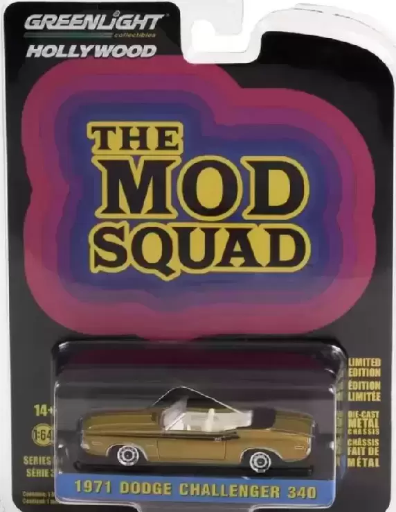 Greenlight Hollywood - The Mod Squad - 1971 Dodge Challenger 340