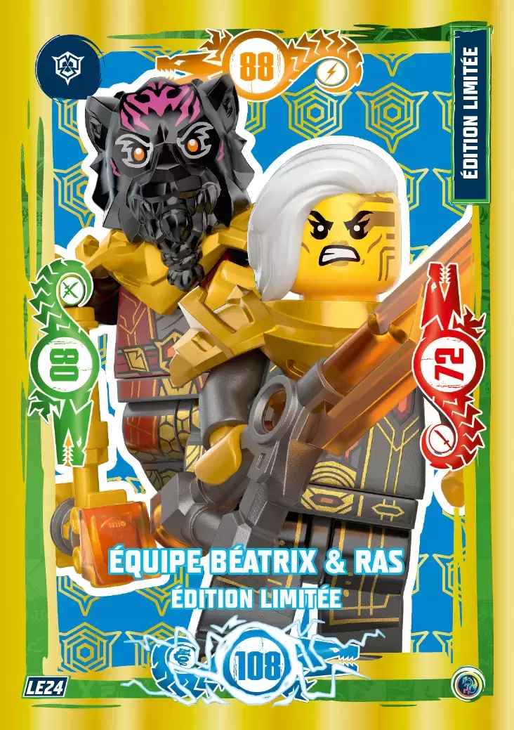 LEGO Ninjago Série 7 - Équipe Béatrix & Ras Édition limitée