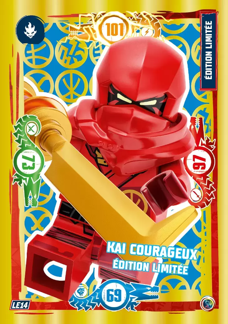LEGO Ninjago Série 7 - Kai courageux Édition limitée
