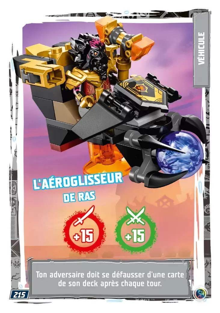 LEGO Ninjago Série 7 - L\'aéroglisseur de Ras