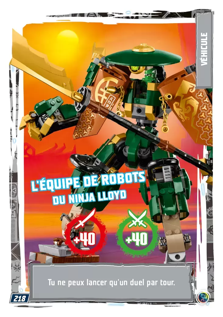 LEGO Ninjago Série 7 - L\'équipe de robots du ninja Lloyd