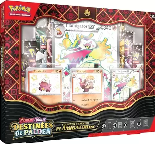 Coffret de Boosters - Destinées de Paldea - Flâmigator EX
