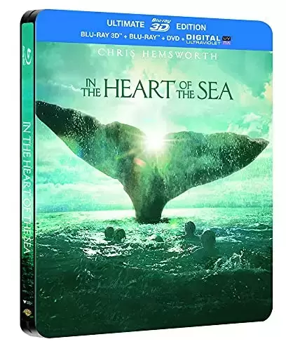 Blu-ray Steelbook - Au coeur de l\'ocean - Édition Limitée SteelBook - Blu-ray 3D + 2D + DVD