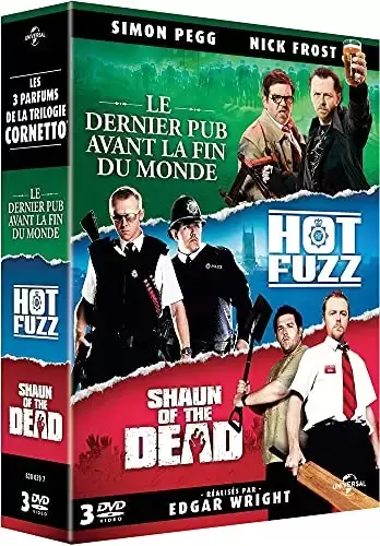 Autres Films - La Trilogie Cornetto : Le dernier pub Avant la Fin du Monde + Hot Fuzz + Shaun of The Dead