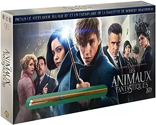 Harry Potter & Fantastic Beasts - Les Animaux Fantastiques - Edition limitée Steelbook + Baguette - Blu-ray 3D