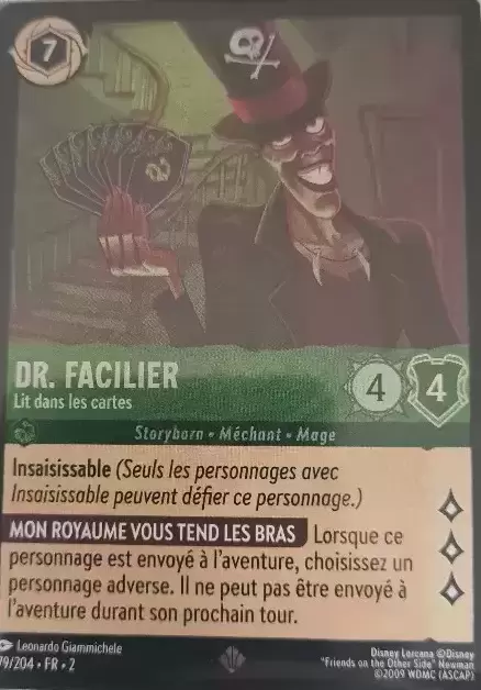 L\'Ascension des Floodborn - Chapitre 2 - Dr. Facilier - Lit dans les cartes - Brillante