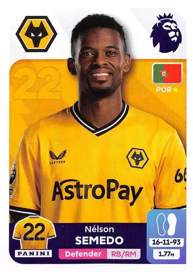 Premier League 2024 - Nelson Semedo