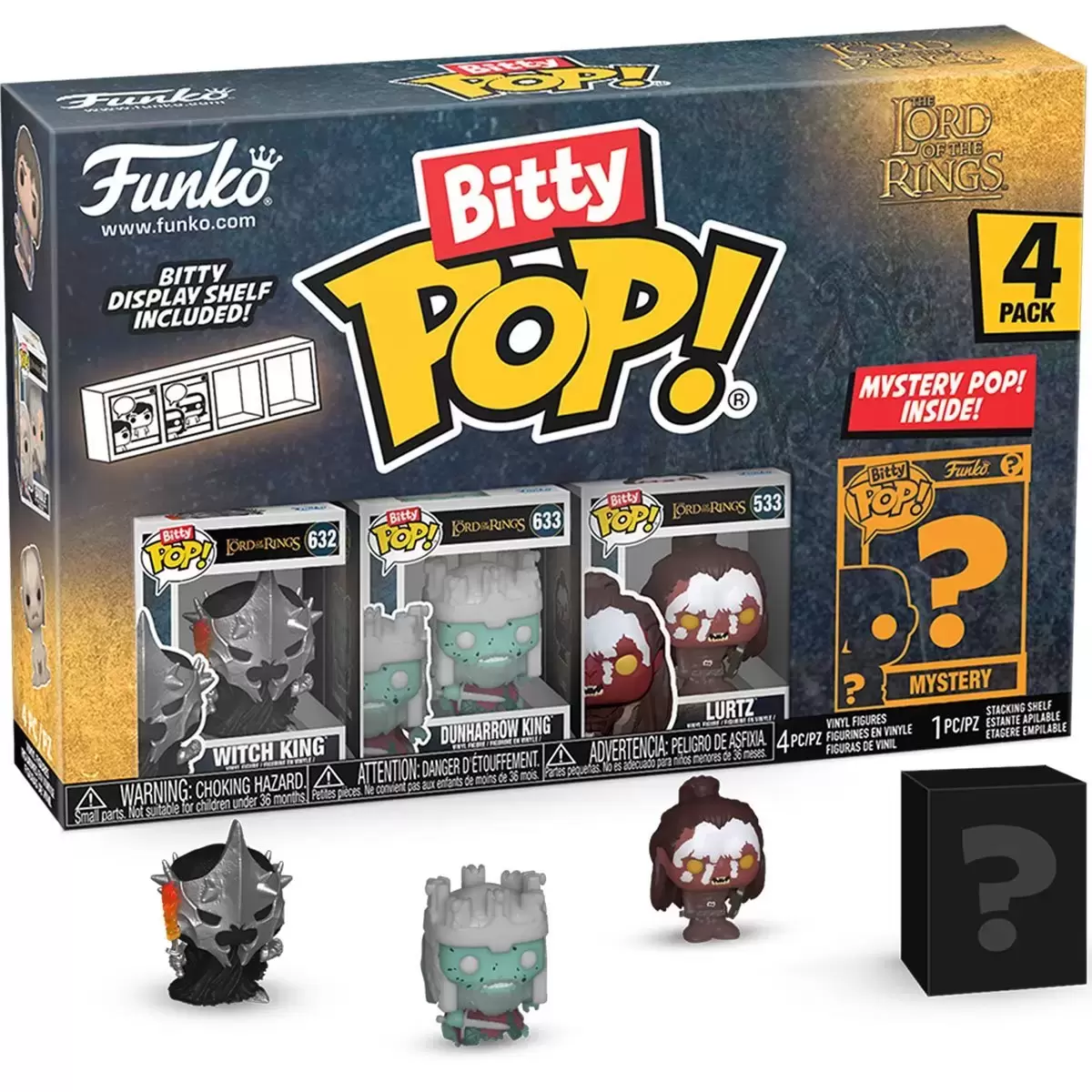 Bitty POP! - Lord of The Rings - Witch King, Dunharrow King, Lurtz & Mystery