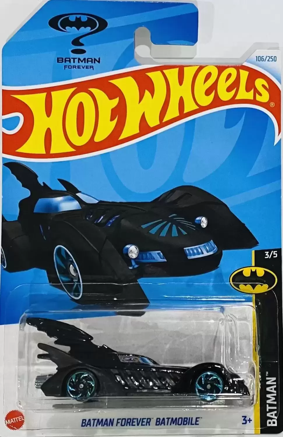 Mainline Hot Wheels - Hot Wheels Batman Forever 3/5 (Treasure Hunt)