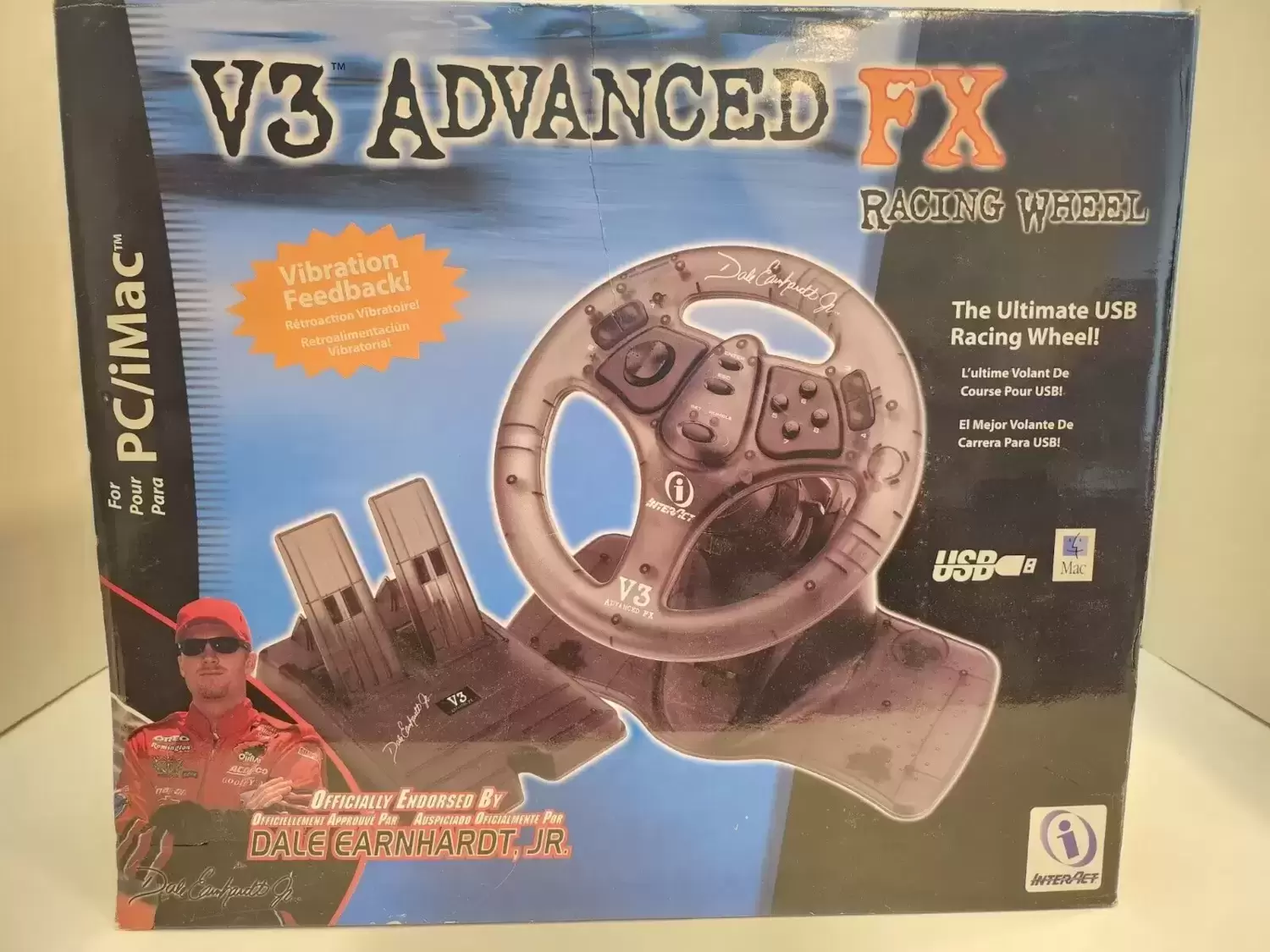 Volant & Pedalier Gaming - InterAct V3 advanced FX racing wheel Dale Earnhardt Jr