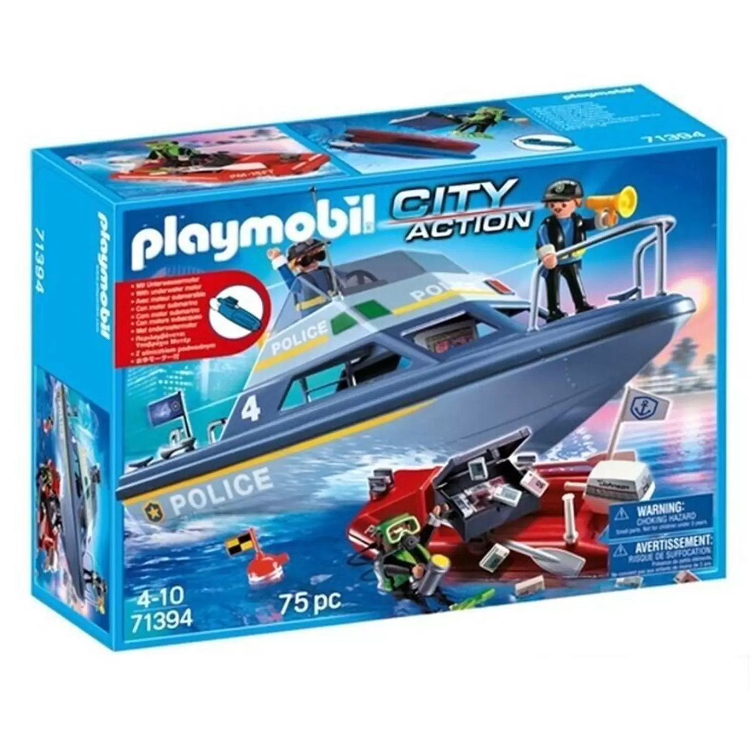 Police Playmobil - Police Boat