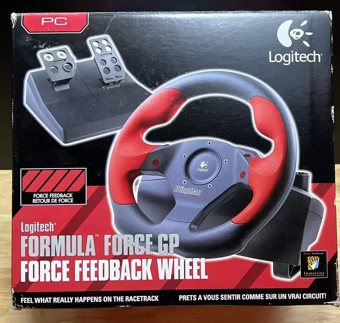 Logitech top Wingman Formula Force GP Wheel with Pedals