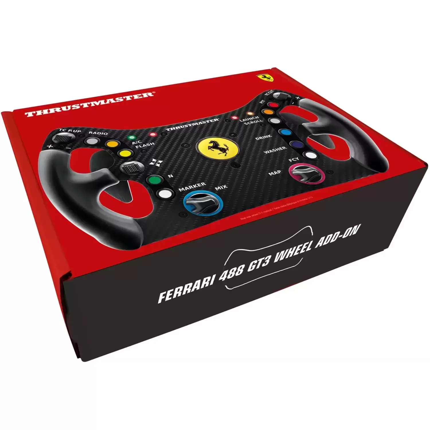 Volant & Pedalier Gaming - Thrustmaster Ferrari 488 GT3 Wheel Add-On